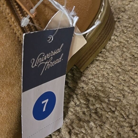 Womens Brenna Boots Universal Thread Tan 7 Tan Ankle Bootie target winter boho - Picture 7 of 16